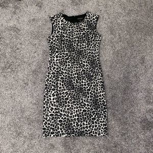 ENFOCUS STUDIO Leopard Midi dress Sz 8